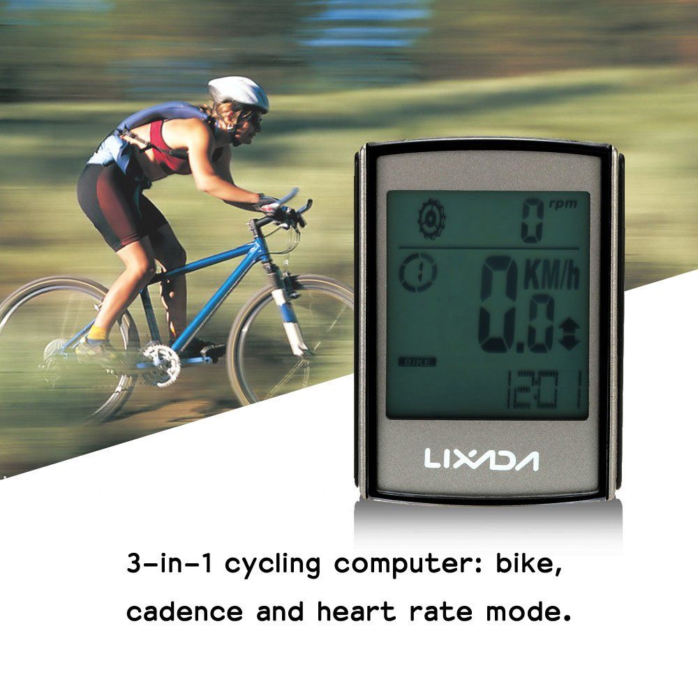 bike computer with cadence and heart rate