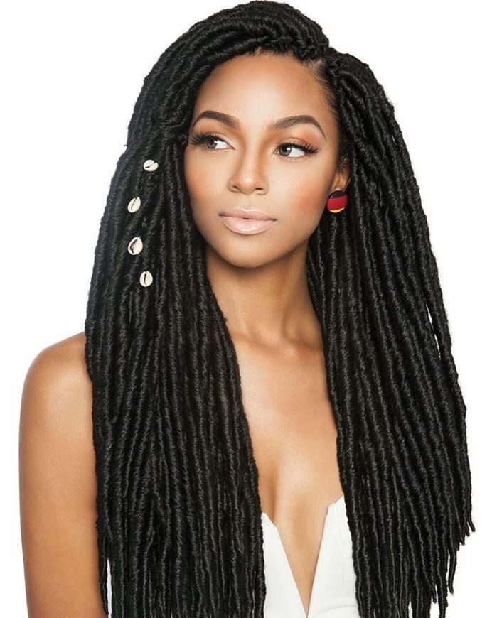 2019 Hot 18inch Soft Dreadlocks Crochet Braids Jumbo Dread Hairstyle Pure Color Synthetic Faux Locs Braiding Hair Extensions From Keerkeshangmao