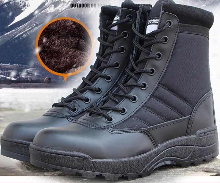 warm combat boots