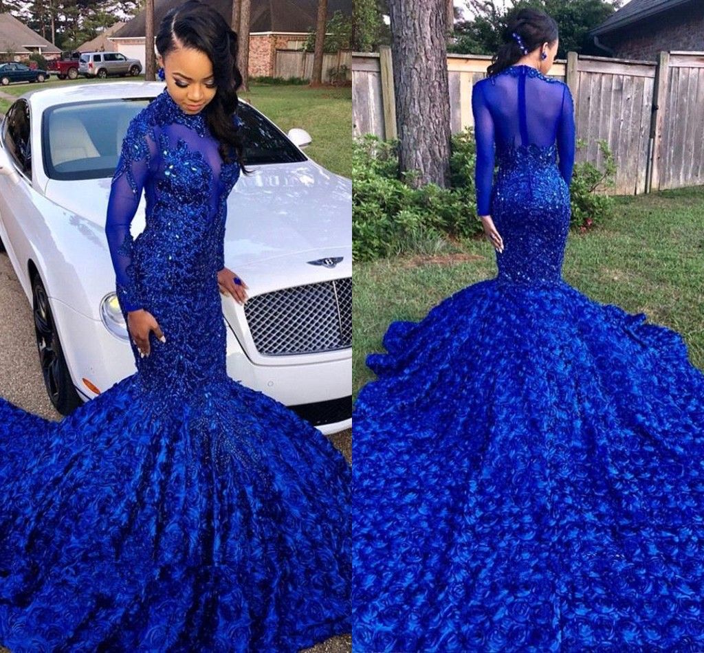 royal blue and white prom couples