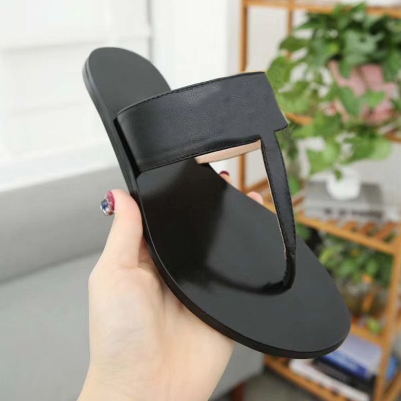 luxury leather slippers