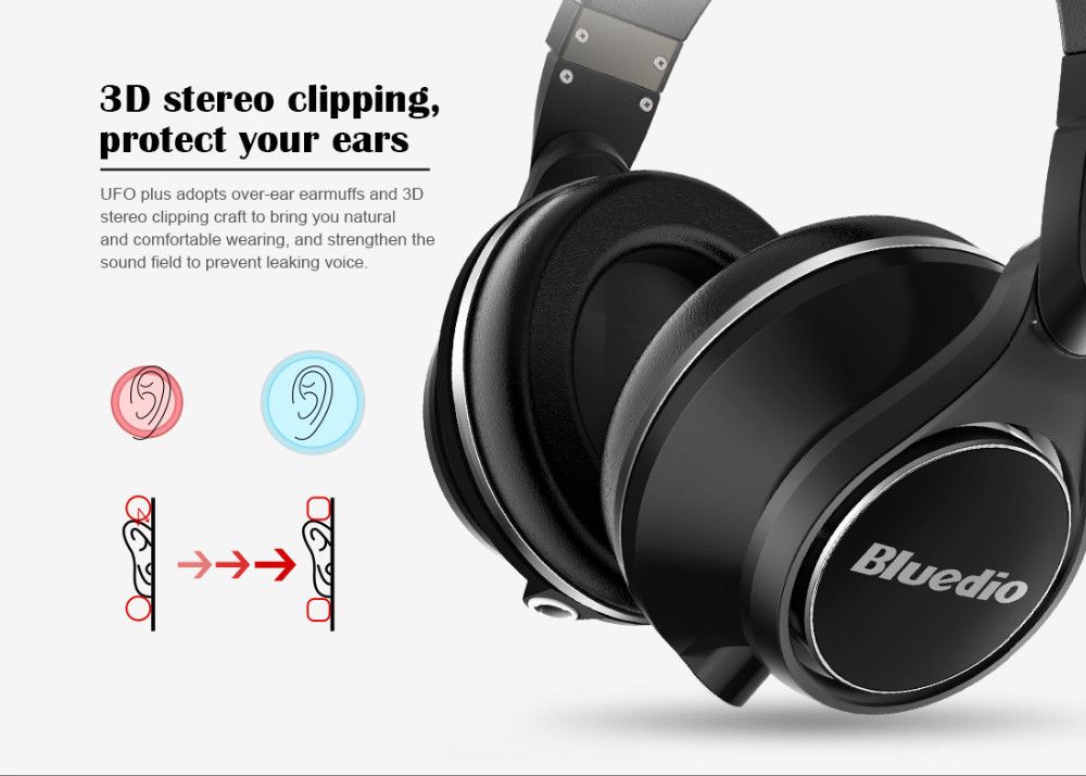 شراء Bluedio UFO PLUS سماعات بلوتوث لاسلكية عالية الجودة PPS12 برامج تشغيل  العصابة مع ميكروفون للهواتف رخيص | التسليم السريع والجودة | Ar.Dhgate
