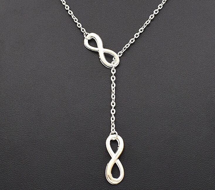 collier argent double infini collier argent double infini