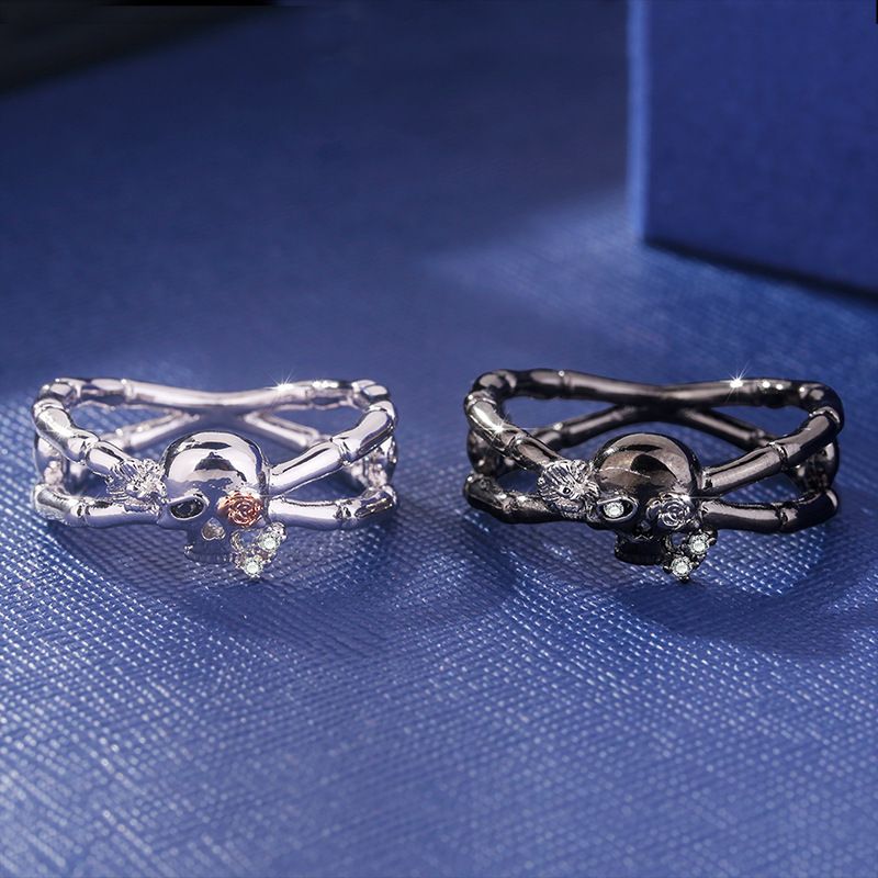 Anillo De Cráneo Anillo De Cristal De Boda De Joyas De Y Anillo De Cráneo Anillo De Cristal De Boda De Joyas De Y