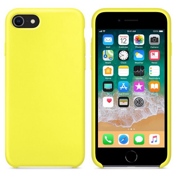Oem Iphone X/Xs Silicone Case Yellow