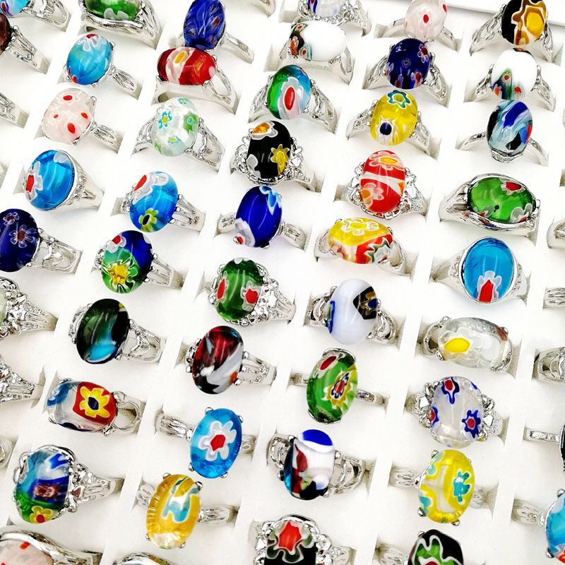 *US Seller*20 pcs wholesale rings  style imiattion gemstone fashion rings 
