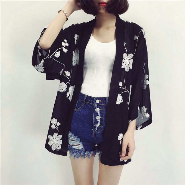 kimono cardigan branco
