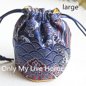 round drawstring bolsa pattern