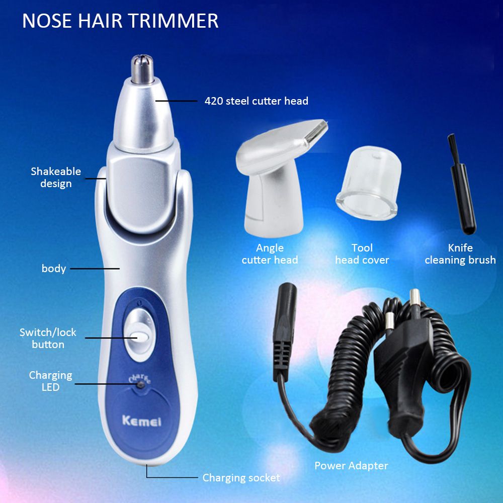 Km 503 2 In 1 Nose Hair Trimmer Electric Trimmer Plug And Play