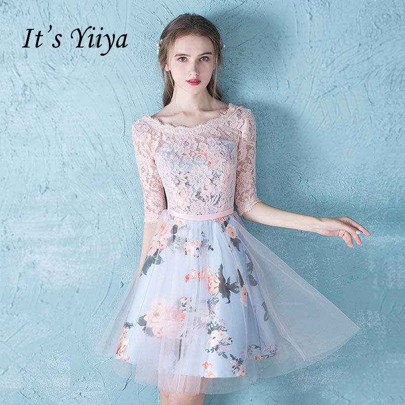 floral cocktail dress