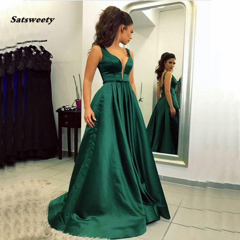 Vestidos de fiesta largos con bolsillos Clearance