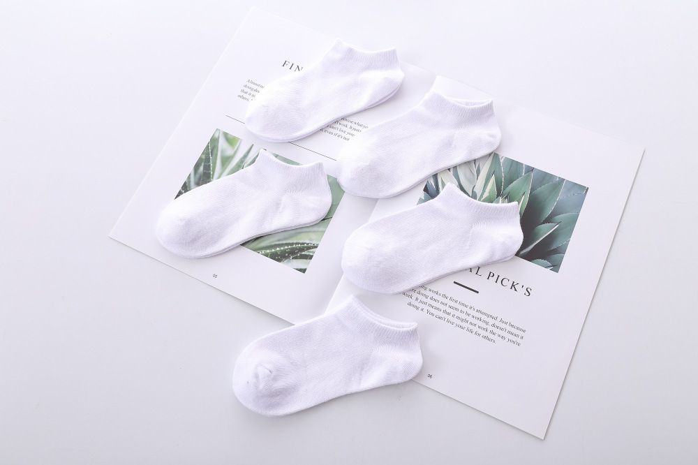 white newborn baby socks