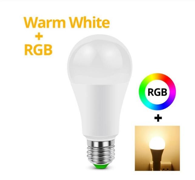 15 W RGB + ciepły biały
