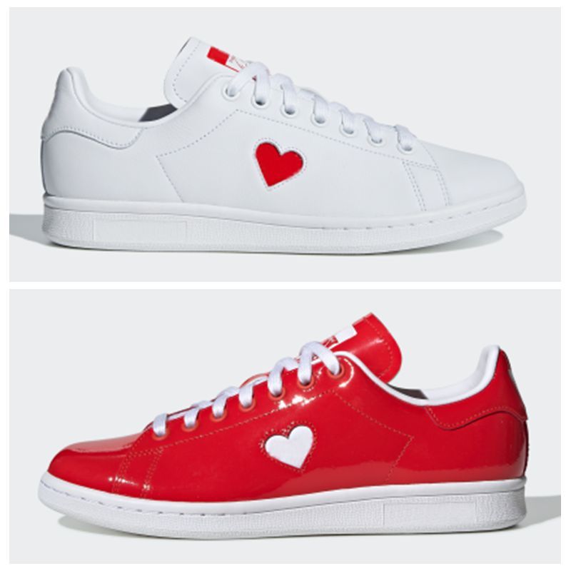 stan smith cuore rosso