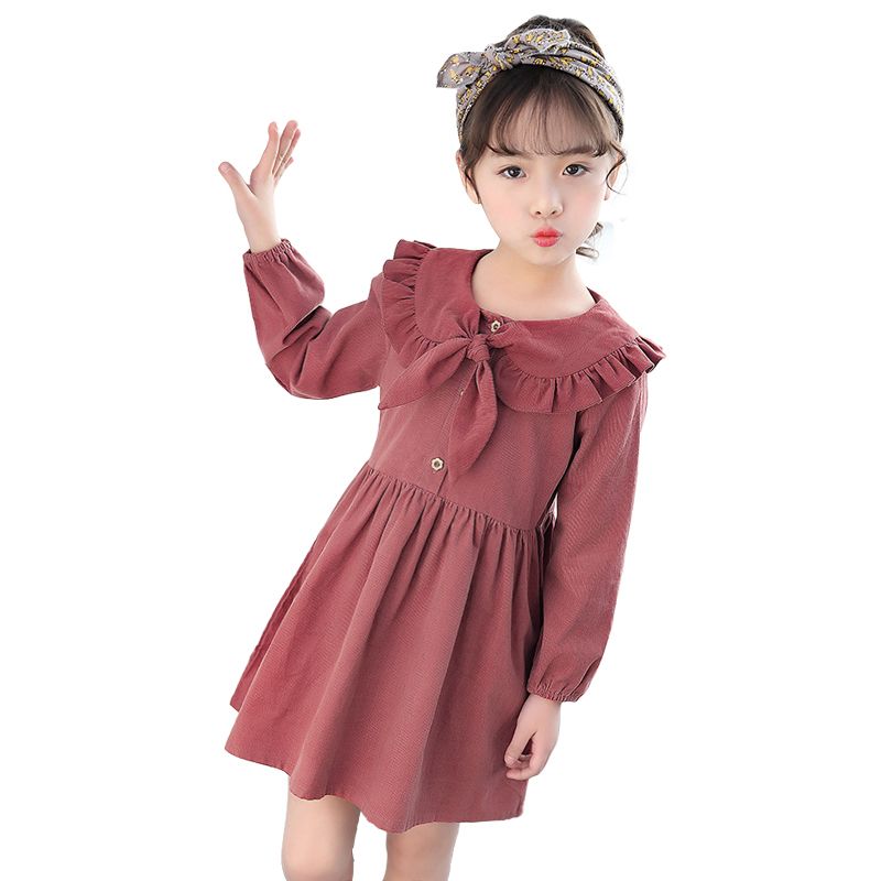 chinese collar girl dress