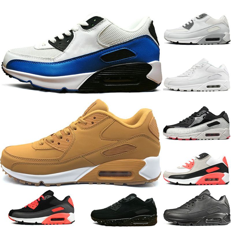 Compre Nike Air Max 90 Shoes Hombres Zapatillas Deporte Amarillas Clásico  Triple Balck Blanco Hombres Mujeres Zapatillas De Deporte Para Hombre  Entrenador Al Aire Libre Senderismo Zapatos A 27,83 € Del Retros |  DHgate.Com