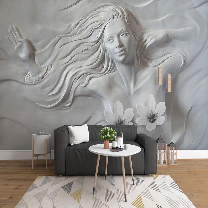 Drop Shipping Custom 3d Creative Embossed Beauty Wall Art Murals Wallpaper For Bedroom Photo Wall Papers Home Decor Free Desktops Wallpaper Free Download Wallpaper From Greenliv 42 38 Dhgate Com