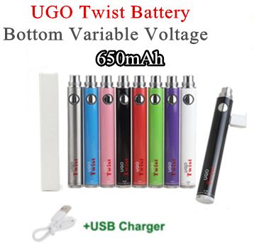 UGO Twist 650mAh avec chargeur USB