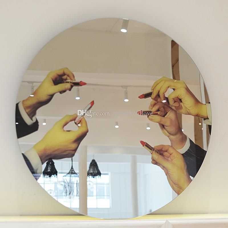 Modern Home Hall Lipstick Mirrors Fashion Creative Round Mirrors