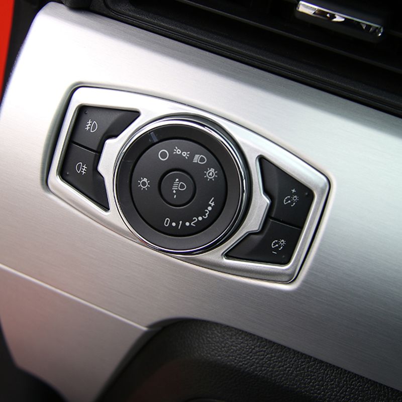 Grosshandel Auto Kopf Licht Taste Schalter Trim Abs Dekoration Abdeckung Fur Ford F150 2015 Car Interior Zubehor Von Szzt20170724 17 69 Auf