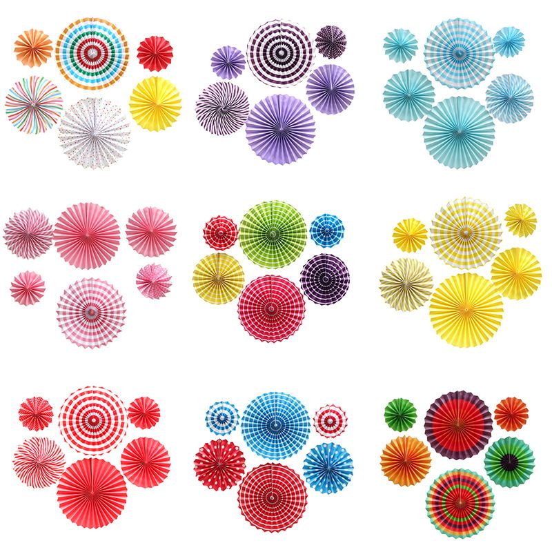 2019 Wedding Decoration Paper Crafts Paper Fans Diy Hanging Tissue