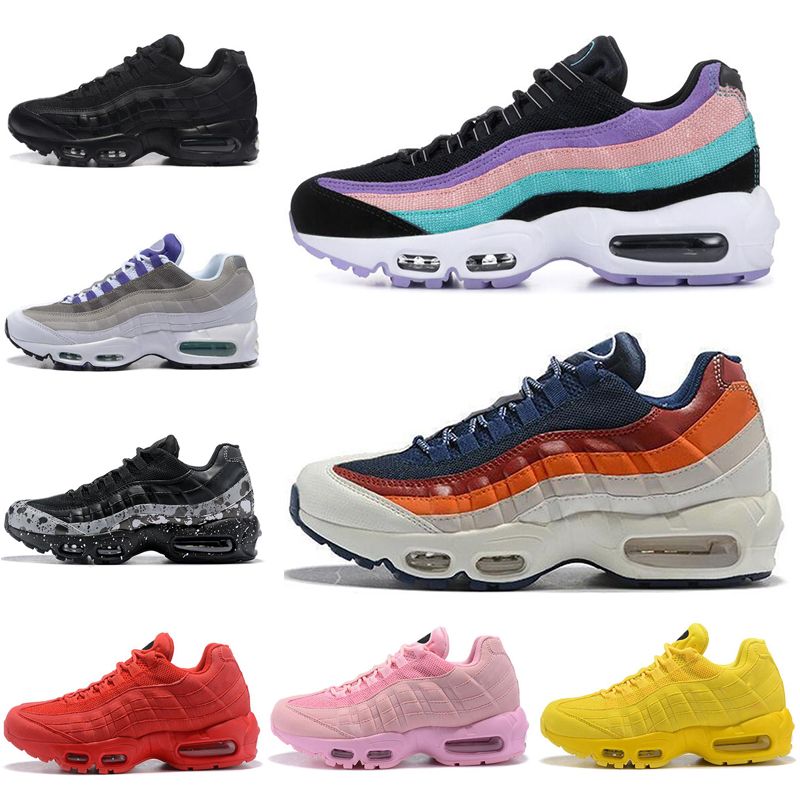 Acquista Nike Air Max 95 Economiche Uomo Donna Triple Nero Bianco Blu Scarpe Da Tennis Da Passeggio Atletiche Donne Grigie Gialle Sneakers Da Allenamento A 29,44 € Dal Discountsneaker | DHgate.Com
