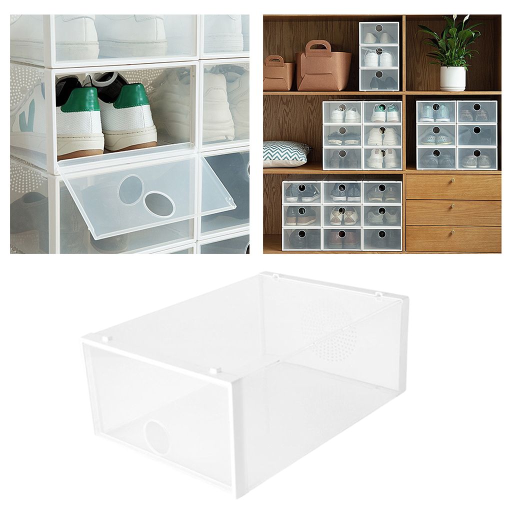 plastic shoe drawers