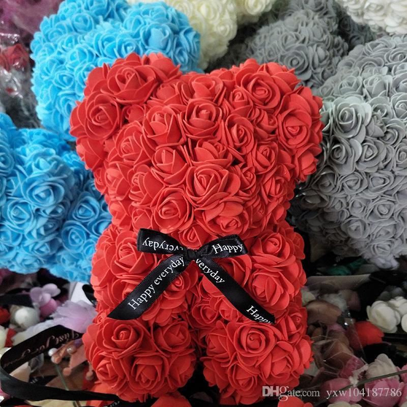 bear shaped roses