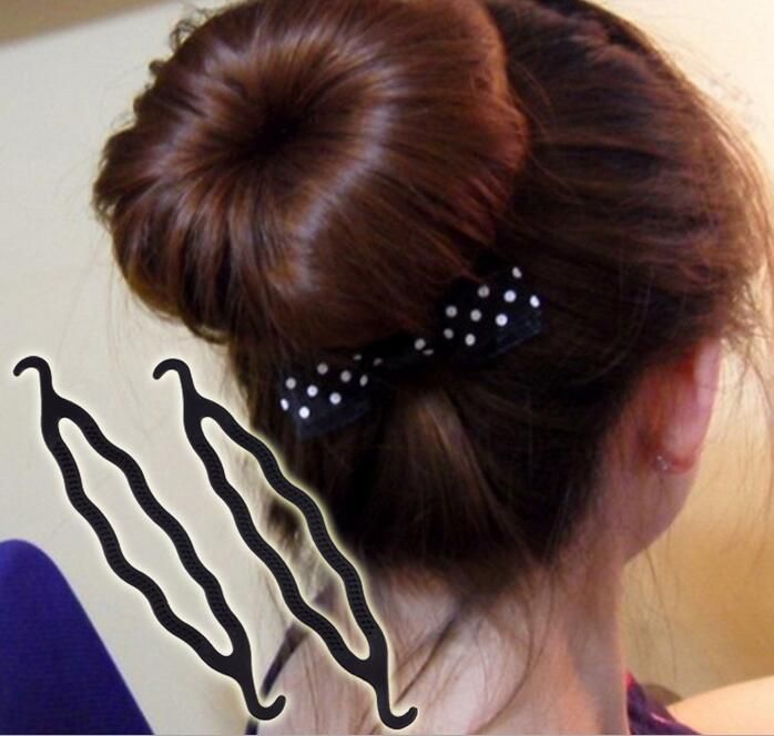 Hair Magic Tools Bun Maker Hair Tie French Twist Quick Fold Wrap Girl Diy Styling Donut Former Hair Bows Tool Cheap Hair Curler Hair Curler Cheap From