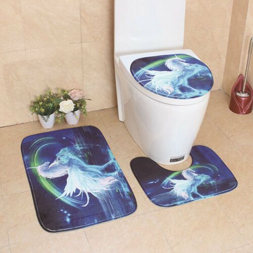 2019 Bath Mat Set Non Slip Soft Pedestal Luxury Bathroom Toilet