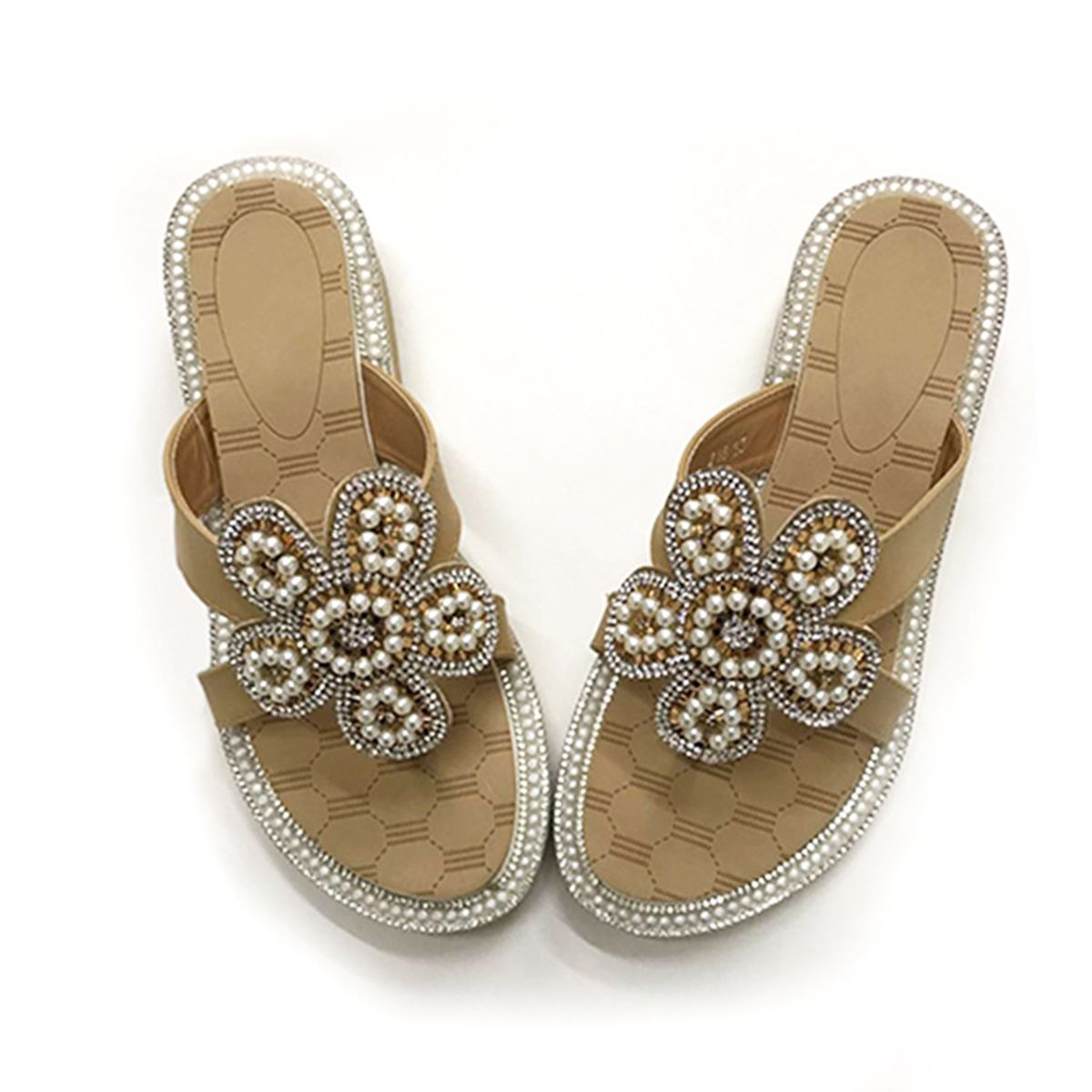 Women Summer Flip Flops Comfort Bohemia Flat Slippers Casual