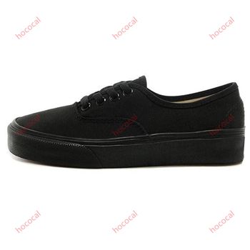 vans listrado preto e branco