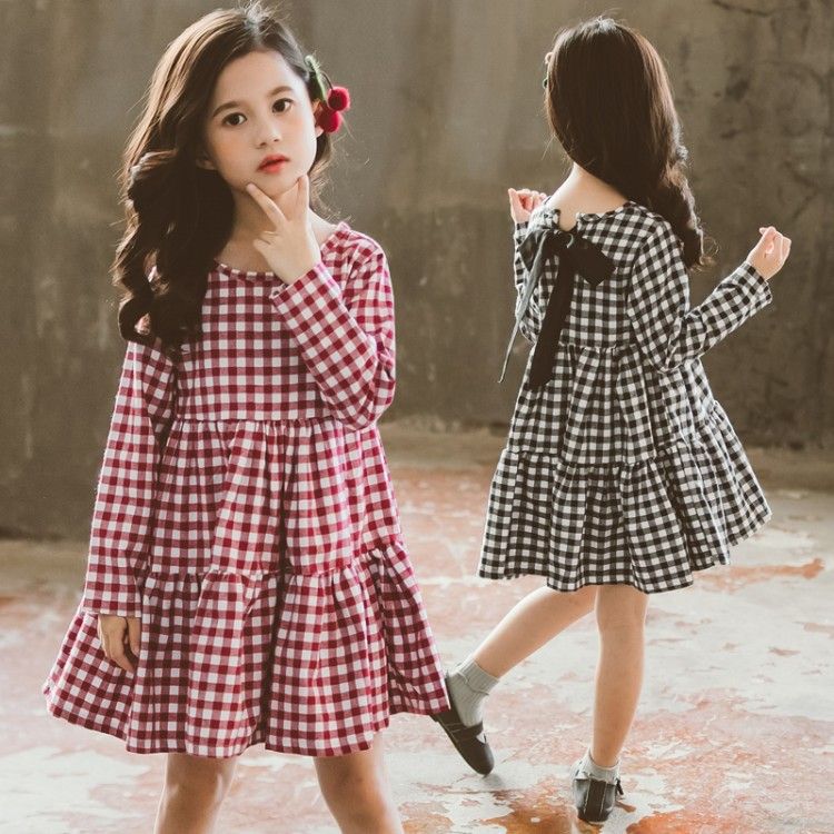baby girl checkered dress