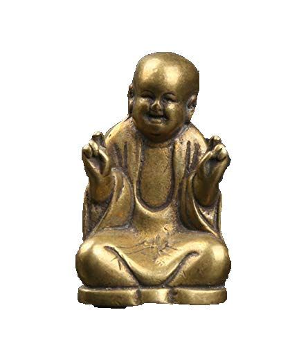 RARE CHINA/'S PURE BRASS SAKYAMUNI BUDDHA SMALL STATUE