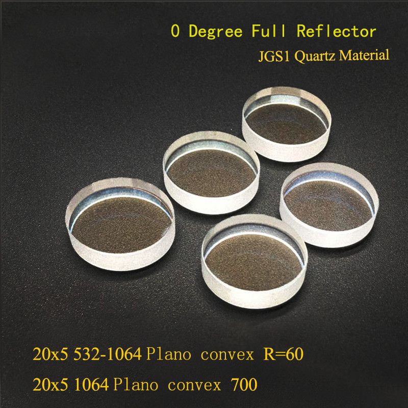 High Precision Laser Full Reflective Lens Dia20mm Thickness5mm Plano