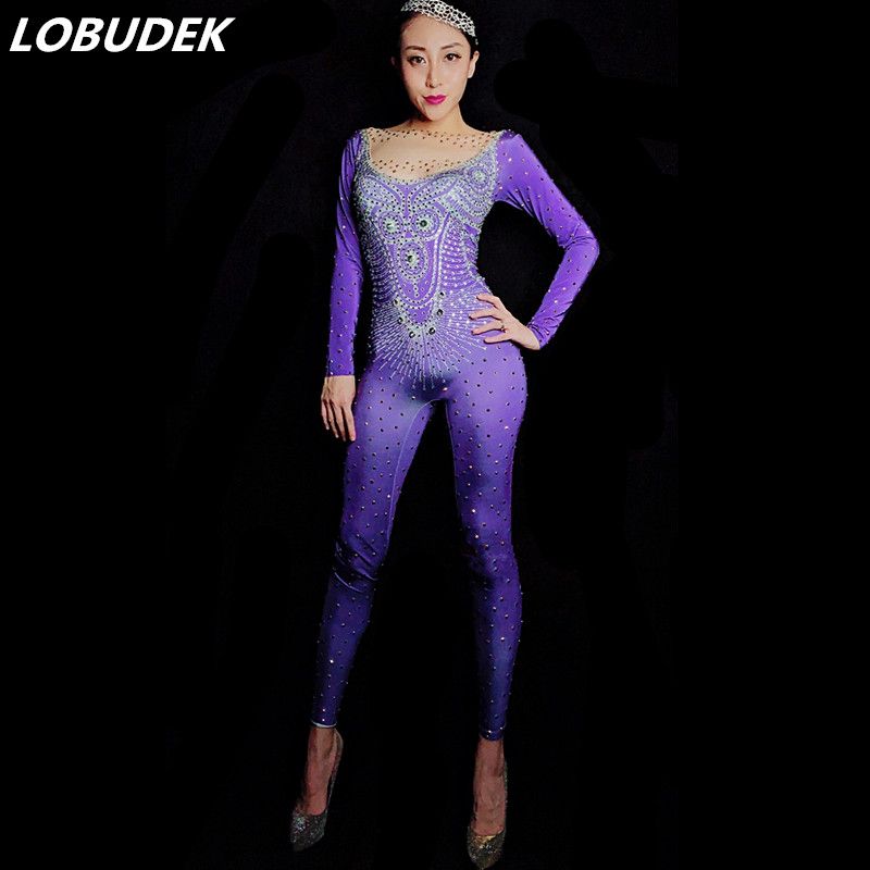 purple and gold jumpsuit