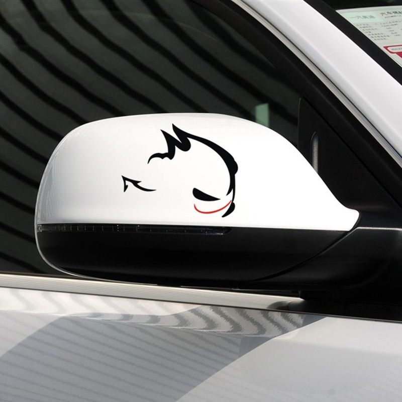 espejo calcomanía etiqueta mal conejo pegatinas de diseño calcomanías de parachoques coche que