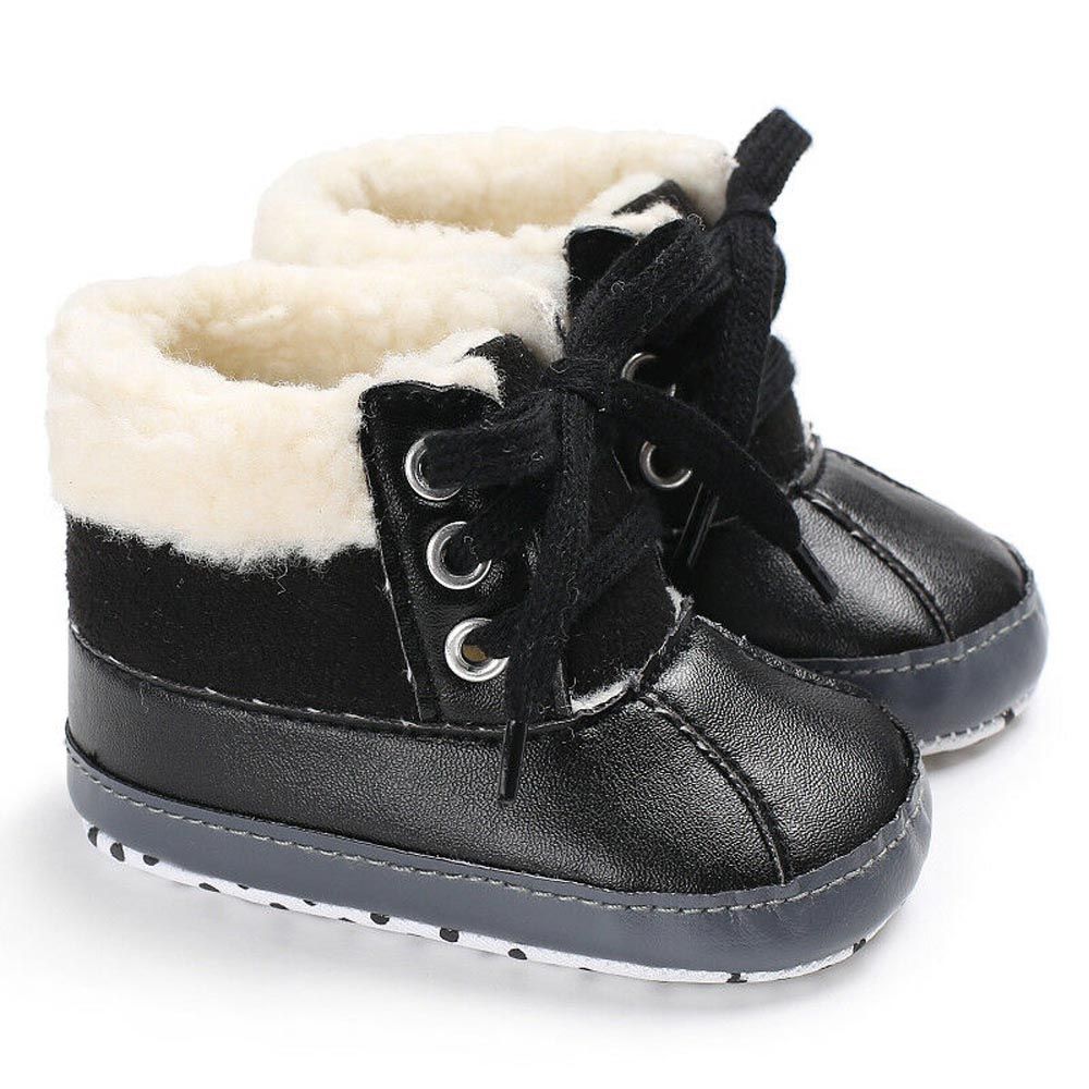 Infant Baby Toddler Winter Warm Snow Boots Kid Boy Girl Sneakers Shoes Anti-slip