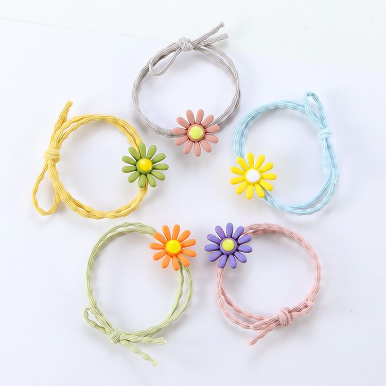 flower hair ties