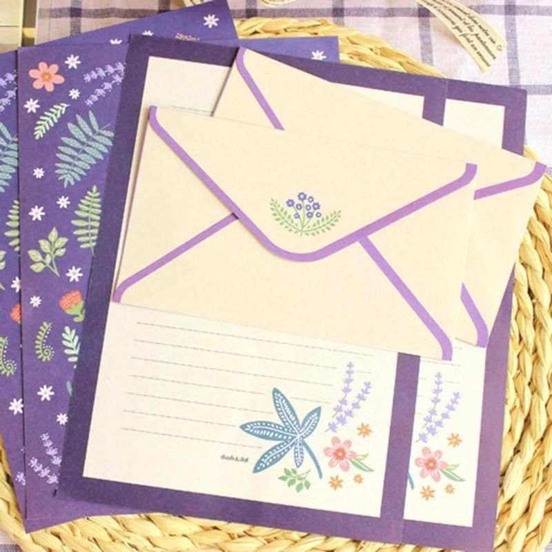children's writing paper and envelope sets