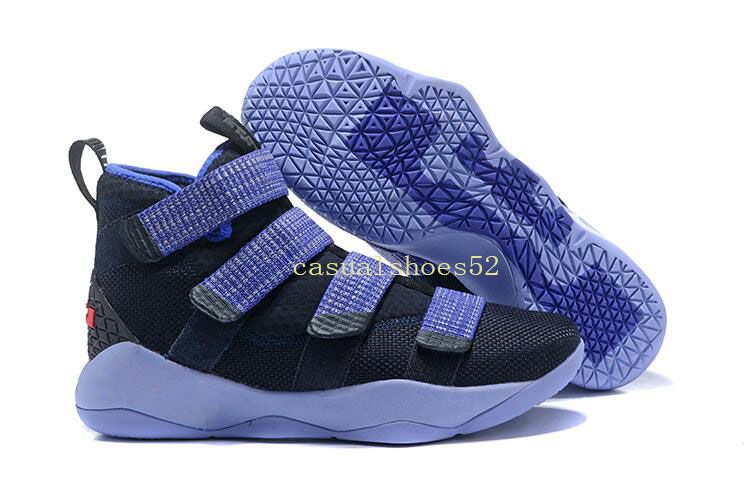 Compra Nuevo LeBron Soldier XI 11 Azul Marino Hombres Mujeres Zapatos De  Baloncesto Envío De La Gota Zapatos De Baloncesto Para Hombre Famosos  Tamaño 7 12 Barato | Entrega Rápida Y Calidad | Es.Dhgate