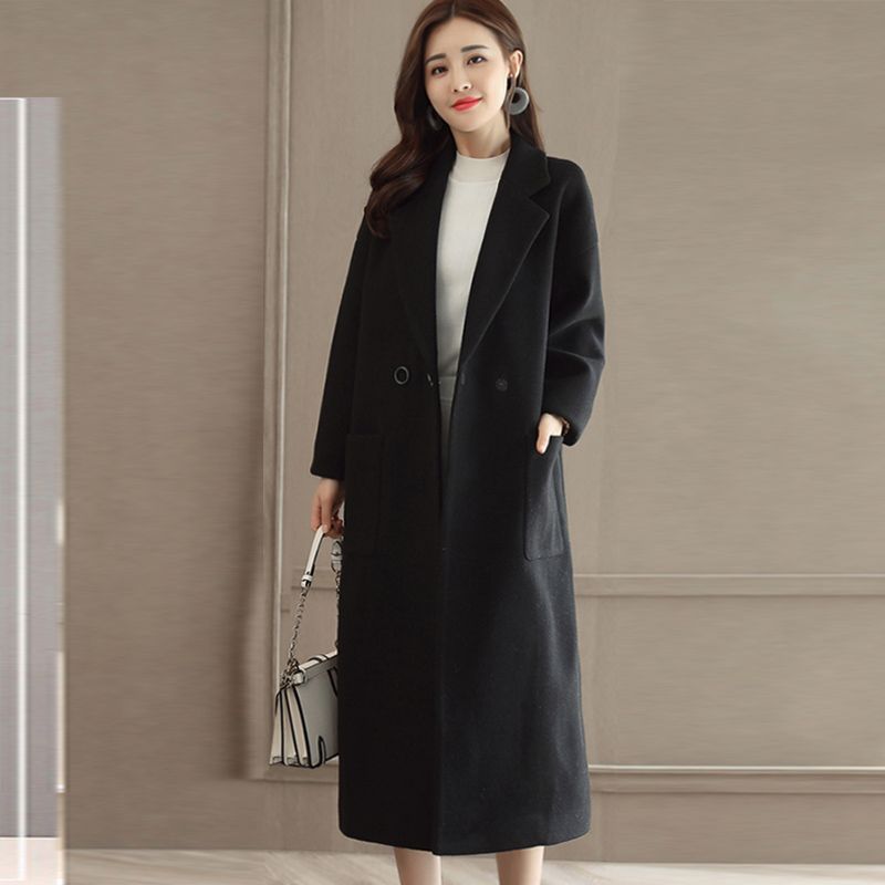 black wool coat ladies