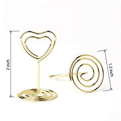 2020 Mini Place Card Holders Table Number Stand Table Card Holder