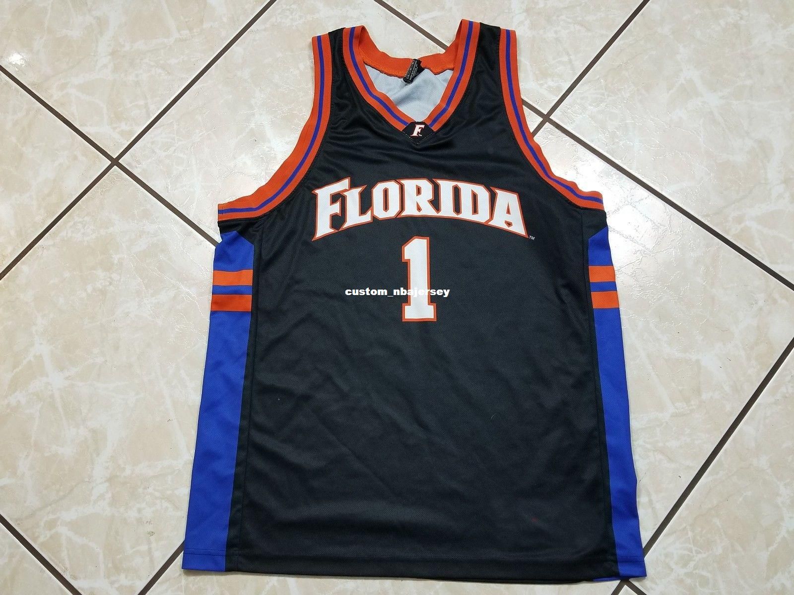 2020 Cheap Custom Vintage Florida Gators Basketball Jersey Black