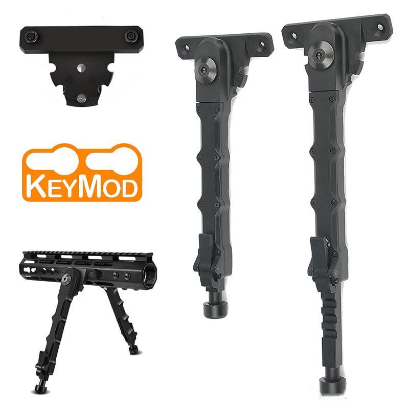 Key mod Bipod Side Rail Direct Attach Height 6-8 Inch Black for Hunting&Shooting Key mod Bipod Side Rail Direct Attach Height 6-8 Inch Black for Hunting&Shooting