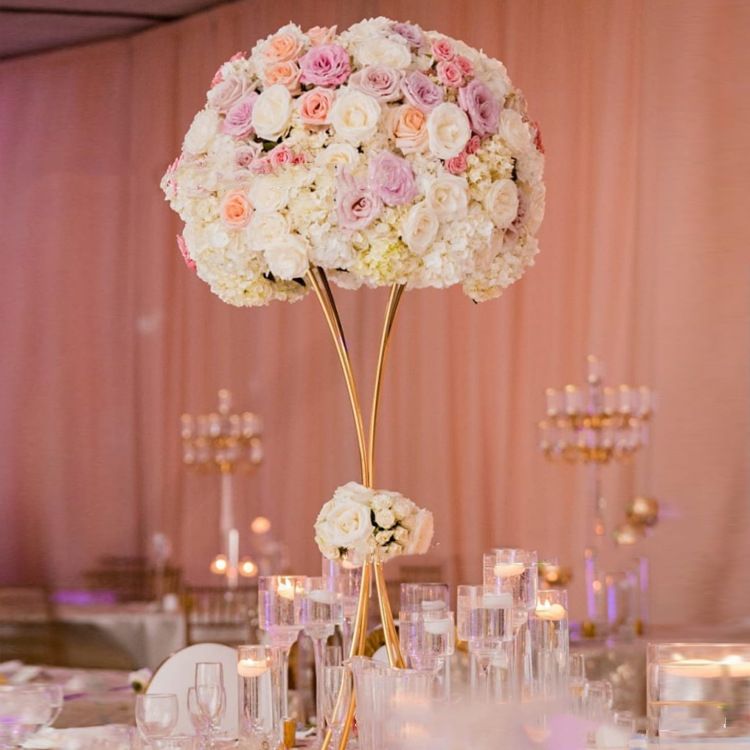 2019 Vases Flower Stand 82cm 32 Metal Road Lead Wedding