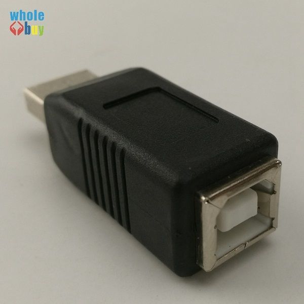 USB 2.0 B female-USB male