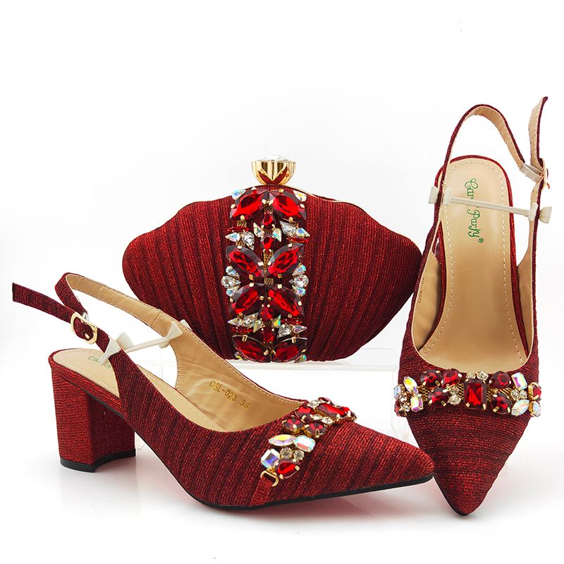wine shoes and bag