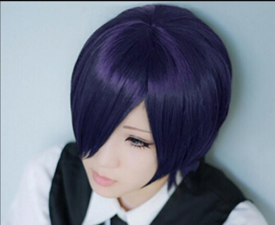 Wig Tokyo Ghoul Tokyo Guru Toka Kirishima Touka Short Dark Purple