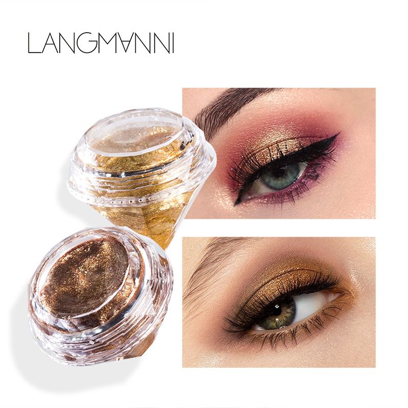 glitter eyeshadow white